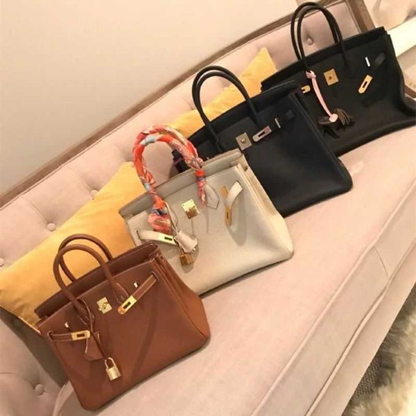 

designer bag birkins handbags lychee pattern cowhide handbag large capacity bride's wedding women's trend zc