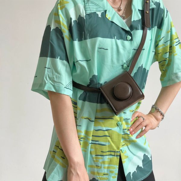 

luxury bags for woman pu solid color retro handbag fashion mini zero bags camera square handbags crossbody messenger bag transparent pack ve
