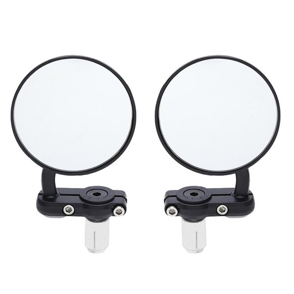 

motorcycle mirrors 2pcs motorcycle mirror aluminum black 22mm handle bar end rearview side mirrors motor accessories drop delivery 20 dh4g6