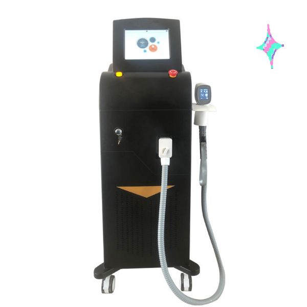 

808nm hair laser 3 freq machine with screen for clinic spa use, Black