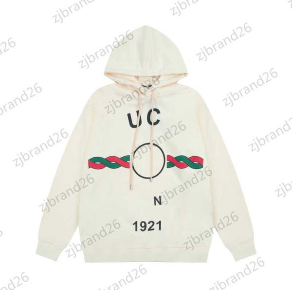 

men women hoodie fashion brand sweatshirt two color spiricle printed classic casual hoodies drawstring hooded pullover sweatshirts designer, Black