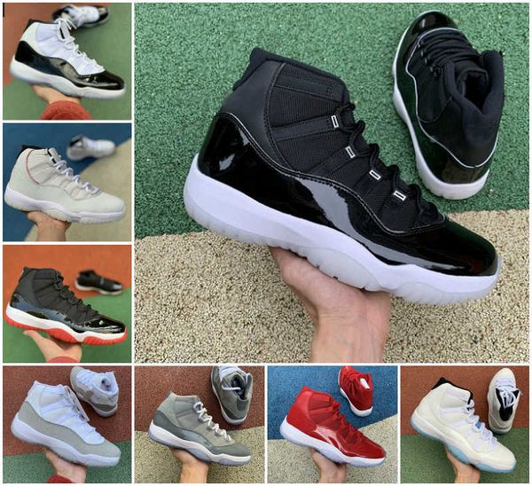 

dress shoes basketball shoes sport sneakers blue white concord designers metallic gold new 11 11s low legend 45 bred men xi 25th anniversary, Black
