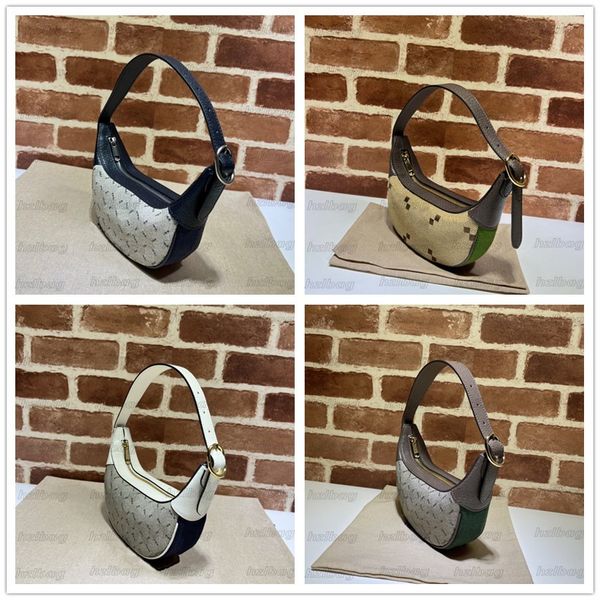 

658551 ophidia mini half moon underarm shoulder bag women vintage handbag lady crescent shaped bag