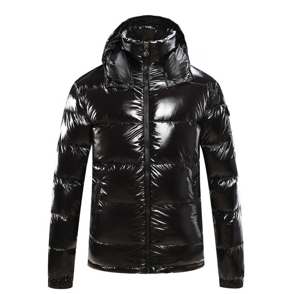

monclair jacket mens down coat designer womens fashion puffer jacket stylist bright black parka coats man stylist hooded down jackets woman, Black;white