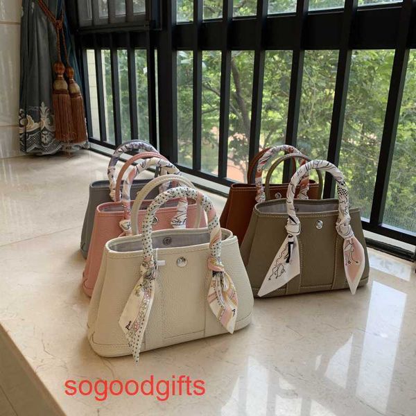 

designer herme bag garden party bags women crossbody tote handbags new 25cm garden bag women's head leather leisure one shoulder diagon