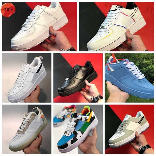 

2021 fashion platform sneakers off women men shoes utility forcd sports casual in blue up02, Black;brown