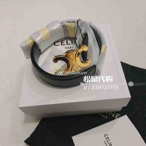 

celinbelt celinbelt national squirrel buckle belt 2.5cm black brown