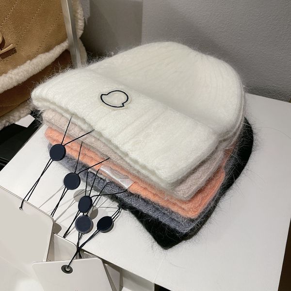 

caps bonnet beanie designer winter cashmere wool hat gorro lujo knit woolen cap warm skull