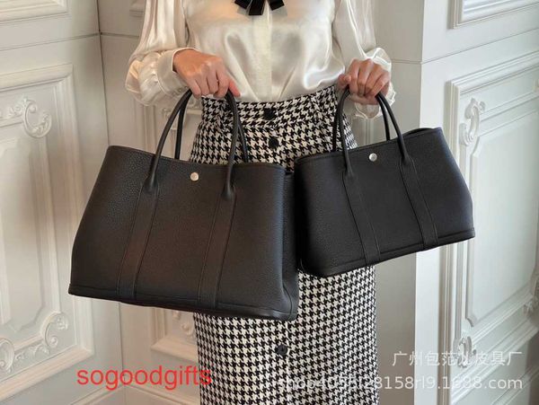 

designer herme bag garden party bags women crossbody tote handbags 2022 new leather layer togo garden bag single shoulder messenger buck