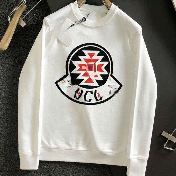 

22 mc long sleeve hoodie round neck cotton grade letter pattern perfect reproduction of the same style star fashion single, Black