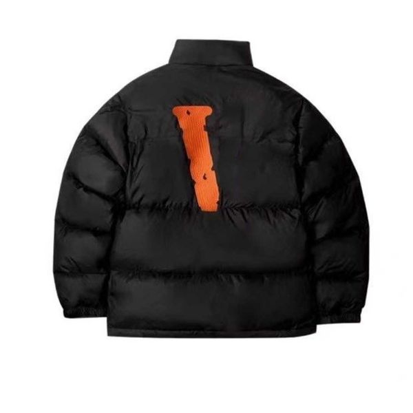 

22s designer down jacket essential for autumn and winter classic embroidery on the back big v waterproof down cotton suit casual sports mult, Black