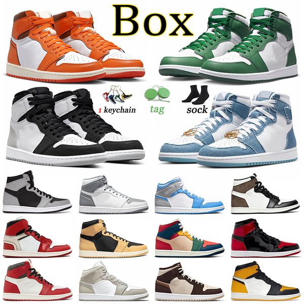 

shoes jumpman 1 offs white 1s sports heirloom starfish trainers men women gorge green high og yellow toe stealth multi color stealth designe, White;red