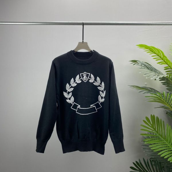 

men's plus size sweaters hoodies in autumn / winter 2022acquard knitting machine e custom jnlarged detail crew neck cotton hyh65yg8, Black;brown