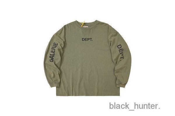 

men's hoodies galery designer dept sweatshirts men fashion brand used letter printing long sleeve t-shirt under coat, Black