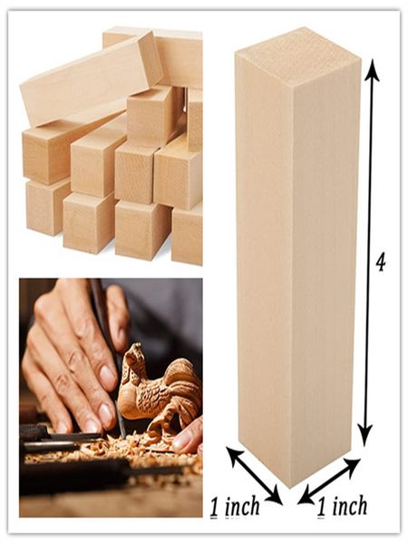 

wholesale craft tools basswood carving blocks wood whittling carve kit for beginners unfinished craft widdling kd1