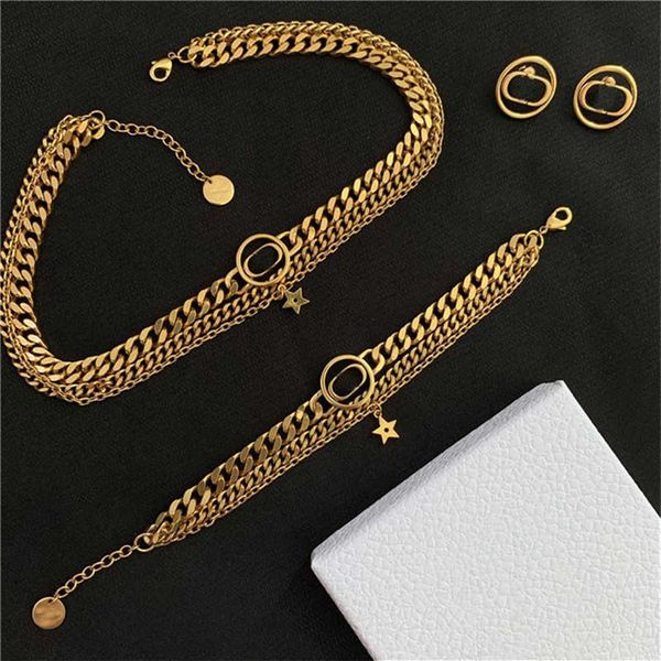 

classic letters earrings studs retro designer earrings women brand charm earrings jewelry gift for party anniversary207d, Black