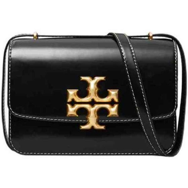 

designer torysburchs women's bag eleanor cowhide gold brick tofu single shoulder messenger bag wm