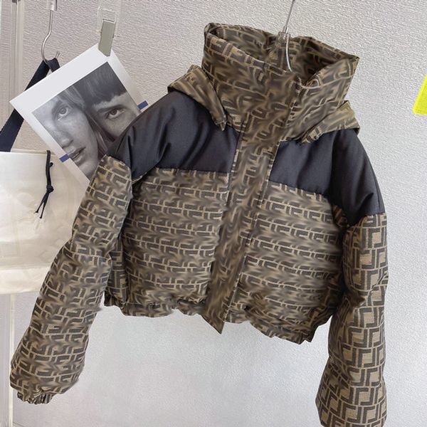

designer winter men khaki down jacket british style parka women's coat thickened warm patch letters hooded business leisure superior qu, Black
