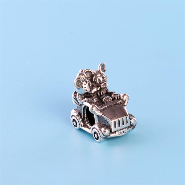 

whole- charm beads luxury designer jewelry for pandora 925 sterling silver diy bracelet beaded ladies gift with original box267h, Bronze;silver