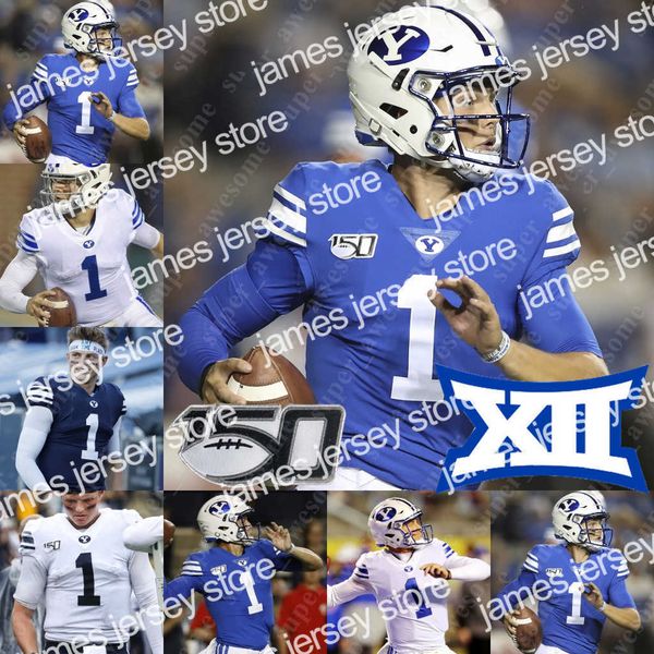 

american college football wear byu cougars football jersey dallin holker gunner romney samson nacua isaac rex chaz ah you drew jensen d&#039, Black