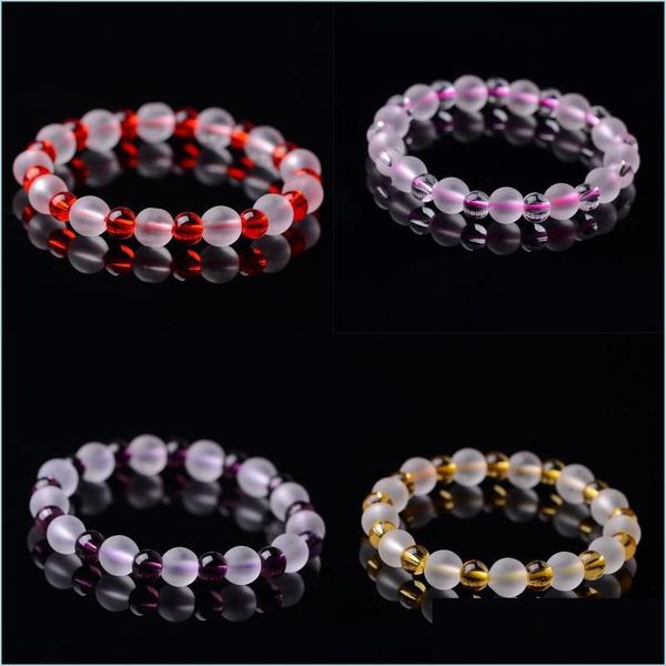 

beaded strands beads strands bracelet handmade charm fit healing nce bead yoga bracelets for women men un867 b3 drop delivery 2 dhh2b, Black