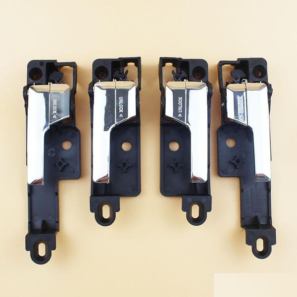 

car doors chrome interior door handle inside front rear left right for ford fusion mercury milan lincoln mkz zephyr 6e5z-5422601 dro dh4ue