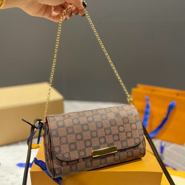 

designer handbag shoulder bag luxury louise women purse white grid fashion vutton classic chain crossbody handbag wholesale famous ladies vi