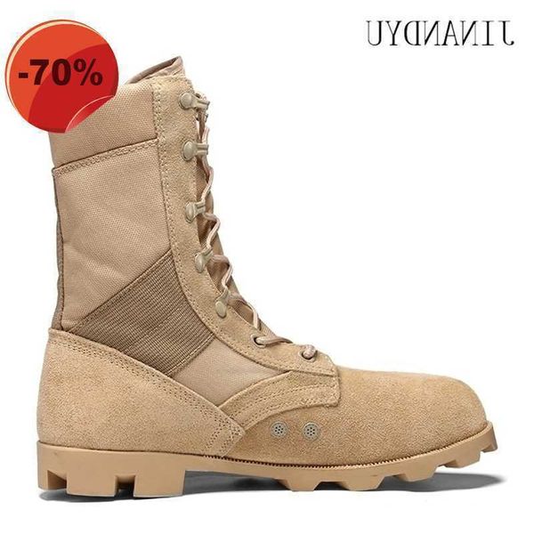 

tactical military men jungle camouflage color breathable combat army safety motorcycle boots work shoes y200915, Black;brown