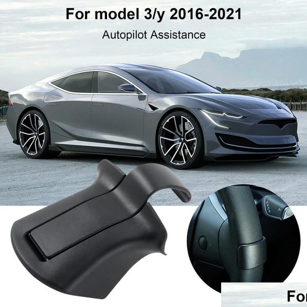 

car steering wheel 360 degree car pilot assistance fsd steering wheel booster counterweight ring for tesla model 3 y -2021 drop deliv dhtog