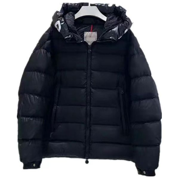 

designer luxury down jacket fur ruff classic men fashion and multi function essential hoodies mens jackets winter warm clothing hoody 5a82f8, Black
