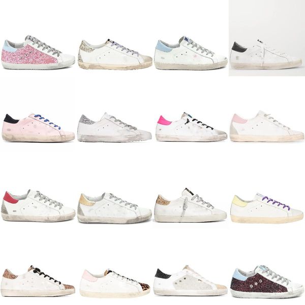 

with original box golden shoes designer shoes women sneakers mens shoe casual shoe golden gooses super star sandal basket sequin classic whi, Black