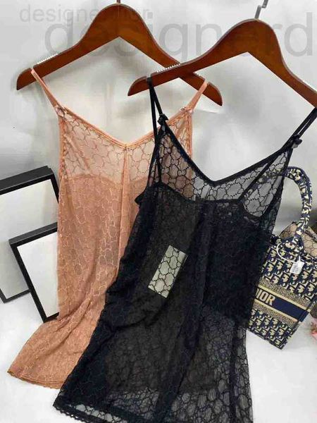 

bikinis set designer double g letter embroidery perspective underwear suspender skirt for ladies h34f