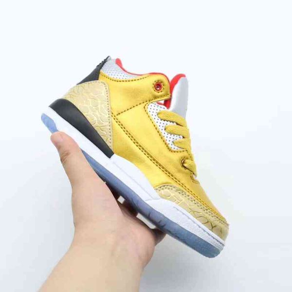 

shoestoddler designer jumpman 3 running basketball shoe j3 childrens shoes sneaker girls boys white black sports all match sneakers