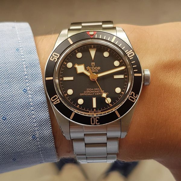 

tudors black bay aaa 3a quality band watches 41mm men with gift box sapphire crystal automatic mechanical a02, Black;brown