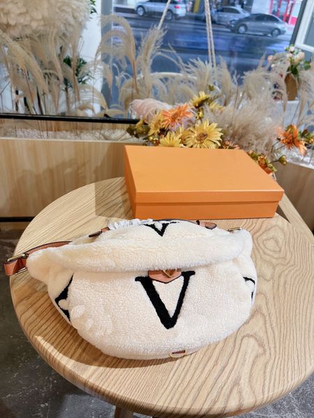 

2023 plush bags leather fashion designer handbags backpack purse soft leathers material cover women ladies shoulder handbag totes cross body