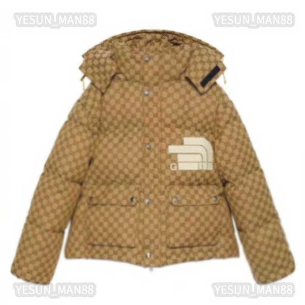 

men's women's parkas mens designer cuccis down jacket autumn and winter women detachable hooded puffer jackets coat outerwear caus, Black