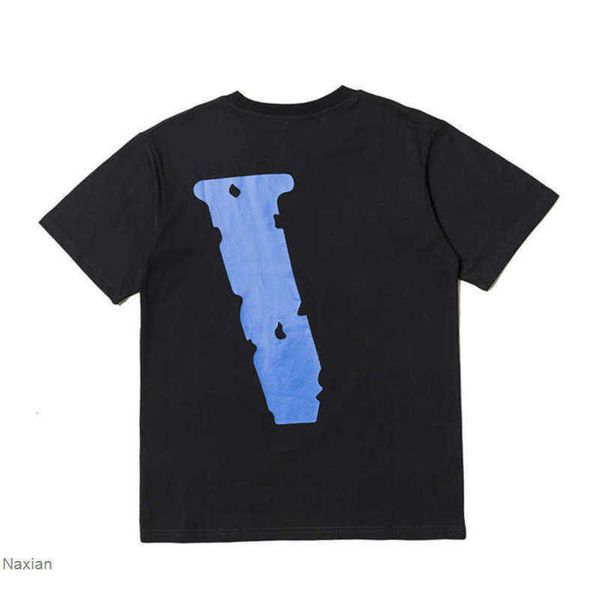 

men's shirts designer summer flat 100% katoen streetwear men women shirt usa short mouw brand hip hop classic pair blue tshirt, White;black