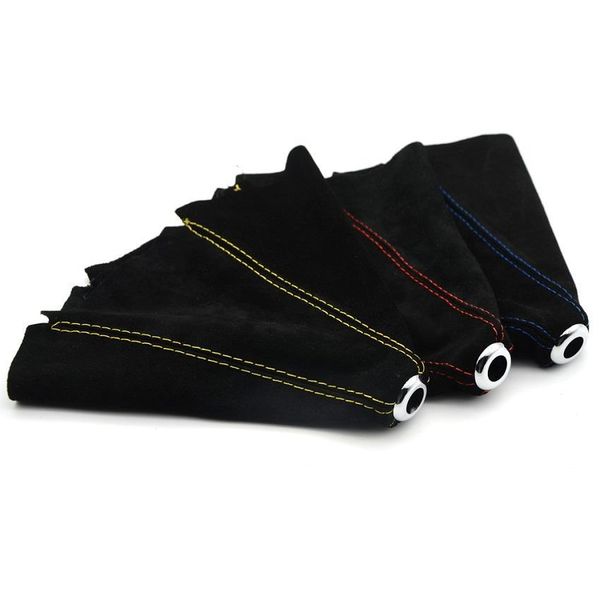 

shift knob black car gear shift collars ers suede pu leather stick shifter knob er boot gaiter drop delivery 2022 mobiles motorcycle dhsqr