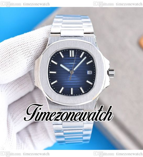 

41mm 5711 cal.324 automatic mens watch 5711/1a 010 d-blue texture dial stick markers stainless steel bracelet sport new watches timezonewatc, Slivery;brown