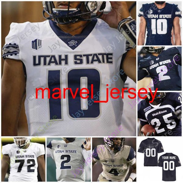 

utah state aggies football jersey ncaa college tipa galeai nick heninger devante mays darwin thompson jason shelley justin mcgriff, Black
