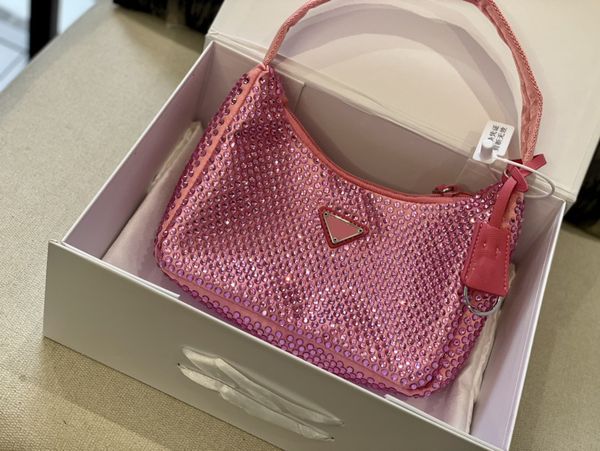 

new womens designer rhinestone bag shoulder bags totes handbag luxury ladies shiny fashion casual goddess bag purse 4 colors