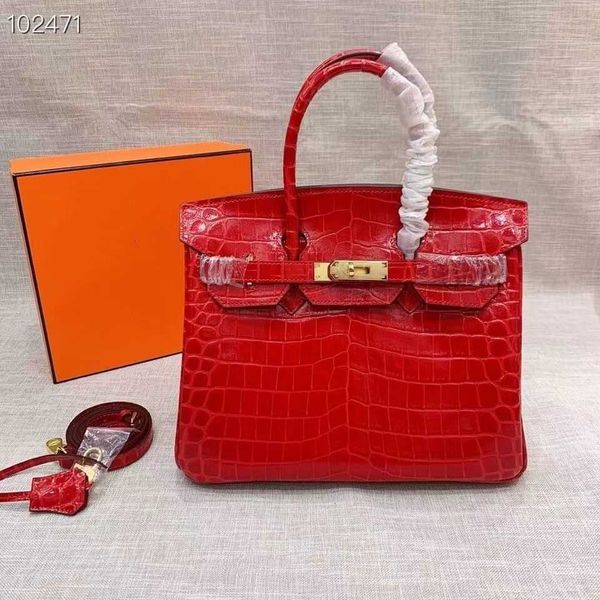 

designers handbags hermee bags tote purse classic 2022 crocodile cowhide handbag leather one shoulder crossbody women s backpacks messenger