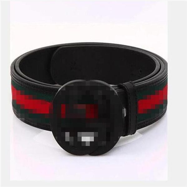 

2021 fashion big buckle genuine leather belt designer women mens belts rdthetj2257, Black;brown