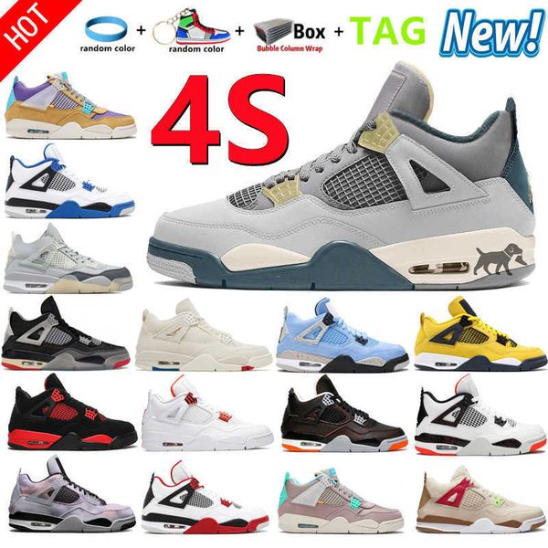 

dress shoes 2022 iv 4s mens women basketball shoes 4 military black cement oreo cat 4s fire red thunder bred sail university blue infrared t