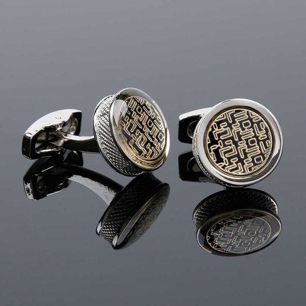 

cuff links for men business rectangular classic pattern french formal dress shirt sleeve button cufflinks jewelry, Silver