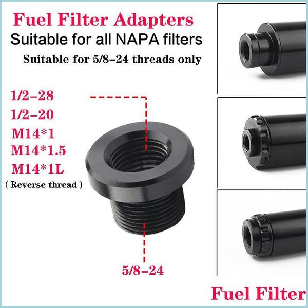 

fuel filter fuel filter 1pcs of 5/8-24 to 1/2-20 1/2-28 m14x1/1.5/1l for napa 4003 wix 24003 drop delivery 2022 mobiles motorcycles p dhwsm