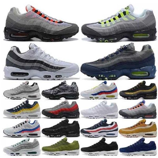 

man woman running shoes triple black white laser fuchsia red orbit bred aqua neon aqua 95s mens trainers sports sneakers chaussures size