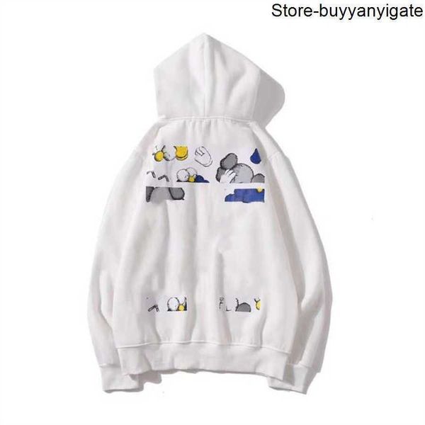 

luxury designer men's arrow hoodies street wear ow crossing hip hop clothes off mni2, Black