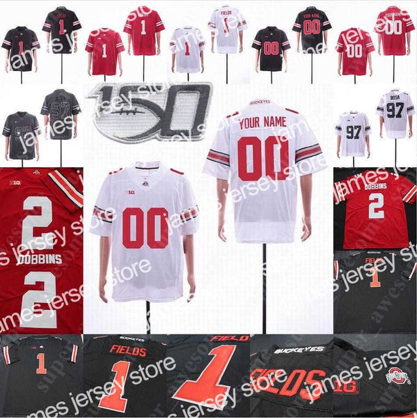 

ohio state buckeyes football jersey les horvath 47 chic harley 31 vic jano, Black