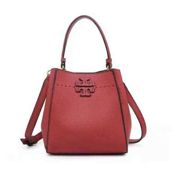 

handbag torysburchs new tb litchi pattern portable bucket bag for women